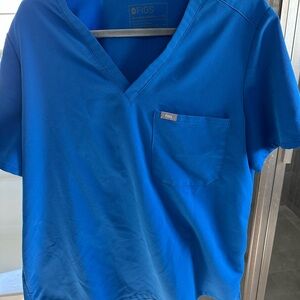 Figs XXL Royal Blue Scrub Top